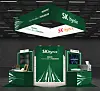 A render of SK hynix's booth at GTC 2025 [SK HYNIX]