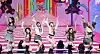 K-pop girl group STAYC performs the title track of its new EP 'Teddy Bear' during a showcase held on Tuesday at the Yes24 Live Hall in Gwangjin District, eastern Seoul. [NEWS1]