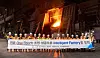Posco employees celebrate the successful one-touch converter operation at Gwangyang Works’ steelmaking plant in October 2024. [POSCO]