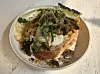 Mushroom Beef Polenta served at Cootha in Mapo District, western Seoul [LEE JIAN]