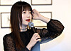 Actor Koo Hye-sun explains the details of her solo exhibition ″Koo Hye Sun's Newage under Seo Taiji's Lyrics″ (translated) on the day of the exhibition's opening on Tuesday at the Hangaram Museum in Seoul Arts Center, southern Seoul. [ILGAN SPORTS]