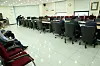 Eastar Jet shareholders wait for the general shareholder’s meeting at the company headquarters in Gangseo District, western Seoul, on Friday. [YONHAP]