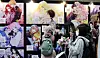 Visitors enjoy the 2022 Webtoon Fair at the Kintex convention center, Gyeonggi, on Thursday. The webtoon festival began on Thursday and will run until Sunday. [NEWS1]