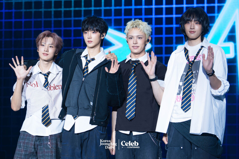 Axmxp Group Boy band AxMxP makes some noise with its debut — in pictures