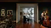Yun Seok Cheol Trio performs inside the National Museum of Korea's exhibition hall, which displays the ''Icons and Identities' from the National Portrait Gallery, London' exhibit that recently came to an end on Aug. 15. [SOMETIMES LUCKY]