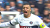 Paris Saint-Germain's Kylian Mbappe celebrates scoring a goal against Le Havre. [ONE FOOTBALL]