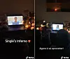Theo shares on his TikTok account watching Single's Inferno on Netflix. [SCREEN CAPTURE]
