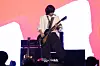 Rock band AxMxP performs lead track “I Did It” during a showcase for the release of its first full-length album, “AxMxP,” at Olympic Hall in southern Seoul on Sept 10. [DANIELA GONZALEZ PEREZ]