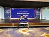 MFM Korea co-founder Andrua Haque poses for a photo with the startup's co-founder at an event for H-On-Dream, an incubation program run by the Hyundai Motor Chung Mong-Koo Foundation, in August. [ANDRUA HAQUE]