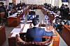 A session of the National Assembly's legislation and judiciary committee is held on Wednesday. [KIM KYEONG-ROK]
