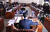 A session of the National Assembly's legislation and judiciary committee is held on Wednesday. [KIM KYEONG-ROK]