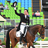 Kim Dong-seon exits the arena after the first round of dressage events at the 2016 Rio Olympics [JOINT PRESS CORPS]