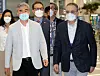 Sung Kim, left, U.S. special representative for North Korea, arrives at Incheon International Airport, Saturday, the same day as Russian Deputy Foreign Minister Igor Morgulov, right. The U.S. and Russian nuclear negotiators will hold separate bilateral talks on the North Korea issue with their South Korean counterpart, Noh Kyu-duk, this week. [NEWS1]