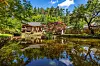 Samgaheon House in Dalseong County, Daegu, is home to the Hayeopjeong Pavilion that overlooks a pond. [DAEGU METROPOLITAN CITY]