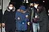 An employee of Osstem Implant, only identified by the surname Lee, is taken to Gangseo Police Precinct in Seoul in the early hours of Thursday for questioning about alleged embezzlement from his company. [NEWS1]