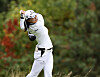 Ko Jin-young watches her tee shot on the 14th hole during the final round of the LPGA Cambia Portland Classic golf tournament in West Linn, Oregon on Sunday. [AP/YONHAP]