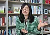 Lee Ji-sun, a social welfare professor at Ewha Womans University, speaks in an interview with the Korea JoongAng Daily at her office in Seodaemun District, western Seoul on April 6. [PARK SANG-MOON]