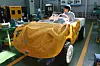 An electric vehicle produced by a 3-D printer during research led by Professor of Mechanical Engineering Kim Nam-hun in 2017 [YONHAP]