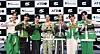 Boy band ATBO poses during a showcase event on Wednesday to promote its debut. [IST ENTERTAINMENT]