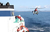The Jeju Coast Guard conducts a rescue operation drill off the coast of Jeju Island on Aug. 22, 2022. [NEWS1]