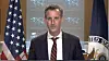 State Department Press Secretary Ned Price is seen speaking during a daily press briefing at the department in Washington on Thursday. [YONHAP]