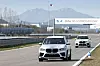 BMW iX5 hits the road at the BMW driving center in Incheon on Tuesday. [BMW]