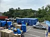 Izen's parking lot at Gimpo, Gyeonggi. Booking container ships is very difficult, and the company has been storing bidets in shipping containers in its parking lot until it can schedule exports. [KANG KI-HEON]