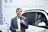 BMW's general program manager for hydrogen technology Juergen Guldner speaks to reporters during a press event in Incheon on Tuesday. [BMW]