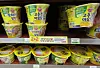 Ottogi cup bap, or cup rice, is for sale at a convenience store in Seoul on Jan. 20. The food manufacturer will raise the prices of its convenience store items by up to 20 percent starting on Feb. 1, with seven cup bap products rising 12.5 percent, including tuna mayo, chicken mayo and curry flavors. [YONHAP]