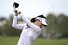 Hong Yae-eun tees off on the seventh hole during the first round of the LPGA Pelican Women's Championship golf tournament at Pelican Golf Club on Nov. 11 in Belleair, Florida. [AP/YONHAP]