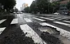 A pothole on a road in Seoul [NEWS1]
