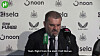 Tottenham Hotspur manager Ange Postecoglou speaks after his side's 4-0 loss to Newcastle United in the Premier League on Saturday. [ONE FOOTBALL]
