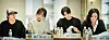 ″Omniscient Reader″ cast members Ahn Hyo-seop, from left, Chae Soo-bin, Lee Min-ho and Jisoo [LOTTE ENTERTAINMENT]
