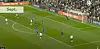 Tottenham Hotspur's Son Heung-min takes a shot from just to the right of the D during a game against Leicester City at Tottenham Hotspur Stadium in London on Saturday. [SCREEN CAPTURE]