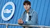 Yun Do-young poses at Brighton & Hove Albions training facilities in England in a photo shared on the club's official X account on March 21. [SCREEN CAPTURE]