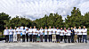 Participants pose for a photo at the opening ceremony of the Jeju Olle Trail 8 Route: Asean-Korea Olle, including Secretary General of the Asean-Korea Centre Kim Jae-shin, Governor of Jeju Oh Young-hun, founding CEO and Chairperson of the Jeju Olle Foundation Suh Myung-sook, Mayor of Seogwipo Oh Soon-moon, Deputy Minister of Foreign Ministry Chung Byung-won, ambassadors of the 10 Asean countries in Korea and actor Ryu Seung-ryong, in Seogwipo, Jeju, on Nov. 8. [ASEAN-KOREA CENTRE]