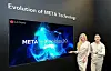 This photo provided by LG Display Co. shows its latest OLED TV panel. [YONHAP]