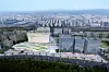 A computer-generated graphic shows what the Suseo Station Transfer Center could look like after construction is complete. [HANWHA E&C]