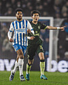 This image captured from Brentford's Facebook page shows the Premier League club's South Korean defender Kim Ji-soo in his first-team debut against Brighton & Hove Albion during a match at American Express Stadium in Falmer, England, on Dec. 27. [YONHAP]