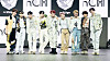 Boy band n.SSign poses for photos during its debut showcase on Wednesday at the IVEX Studio in Gwangmyeong, Gyeonggi. [N.CH ENTERTAINMENT]
