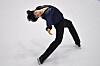 Cha Jun-hwan performs an Ina Bauer in his free skate program at the ISU Four Continents Figure Skating Championships in Tallinn, Estonia on Sunday. [XINHUA/YONHAP]