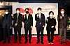 From left, Kim Su-il, president of WeStart, Ko Seung-Kwon, director of sustainable management at GS Caltex, Park Chang-hee, CEO of the JoongAng Ilbo, Kim Do-sik, deputy mayor for political affairs in Seoul, Hong Myeung-hee, chairwoman of Beautiful Store and Kim Hyeon-su, director of Megabox Multiplex, attend the opening ceremony of WeAJa Charity Flea Market 2021 at Megabox Seongsu Branch in Seongdong District, eastern Seoul, on Saturday. [JANG JIN-YEONG]