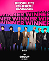 BTS won three awards at the E! People's Choice Awards 2021 including The Group of 2021. [BIG HIT MUSIC]