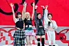Girl group Baby DONT Cry performs “Bet You’ll Regret It” during a showcase for the release of its first single, “F Girl,” at Blue Square in central Seoul on June 23. [DANIELA GONZALEZ PEREZ]