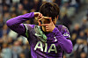 Tottenham Hotspur's Son Heung-min celebrates after scoring a goal during a match against Newcastle United at St James' Park in Newcastle, England on Oct. 17. [AFP/YONHAP]