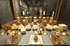 An example of a table prepared for a royal funeral ritual [JOONGANG ILBO]