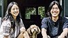 Pop star Lee Hyo-ri, left, and her husband Lee Sang-soon [JTBC]