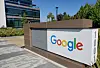 A sign is pictured outside a Google office near the company's headquarters in Mountain View, California, U.S.[REUTERS]