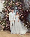 A wedding photo of Hyun Bin, left, and Son Ye-jin. The actor couple got married in March 2022. [VAST ENTERTAINMENT]