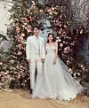 A wedding photo of Hyun Bin, left, and Son Ye-jin. The actor couple got married in March 2022. [VAST ENTERTAINMENT]
